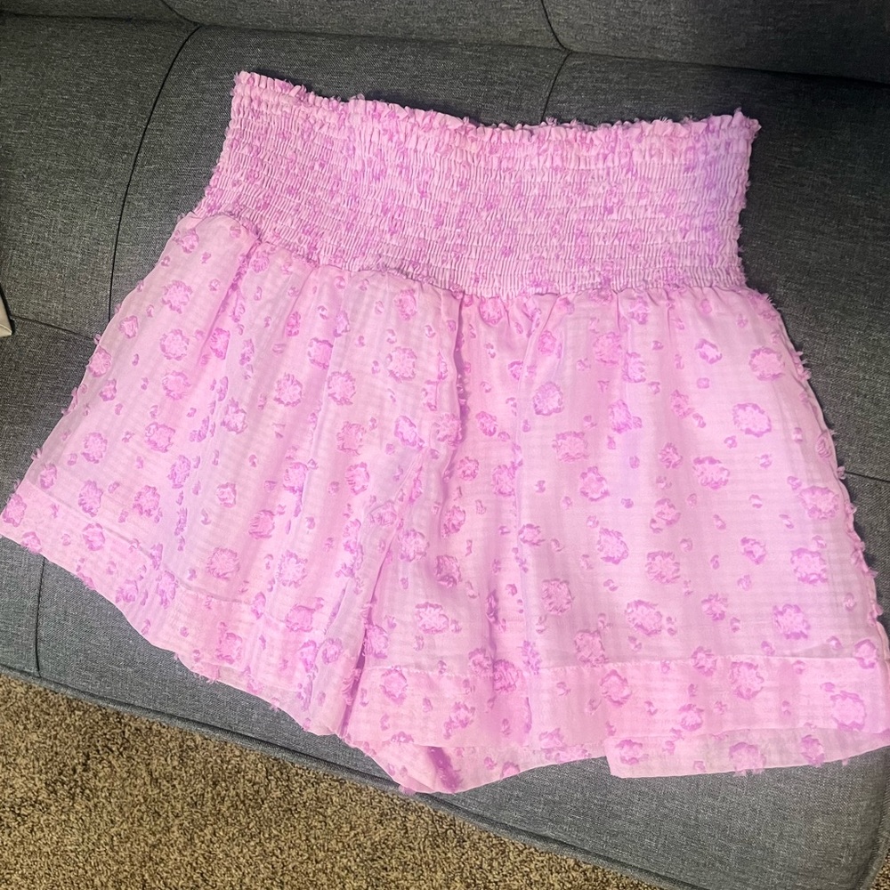 Purple summer shorts
